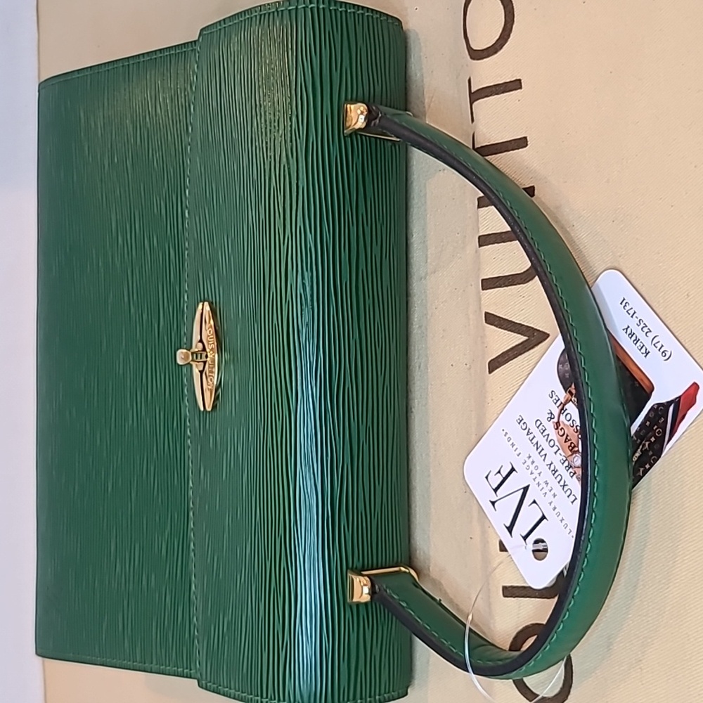 LOUIS VUITTON ULTRA RARE VINTAGE 1994 EPI LEATHER MALESHERBES BAG EXCELLENT COND - Picture 12 of 17